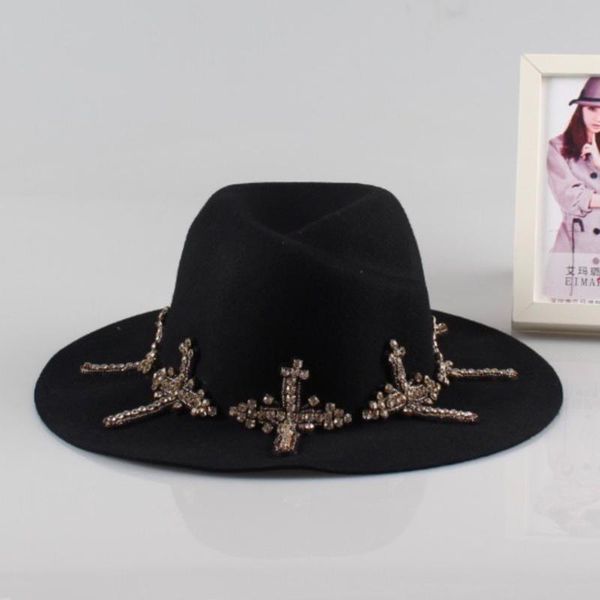 wide brim hats 2021 winter grade diamond 100% australia wool hat women fashion special shade cloche caps lady felt fedoras, Blue;gray
wide brim hats 2021 winter grade diamond 100% australia wool hat women fashion special shade cloche caps lady felt fedoras, Blue;gray