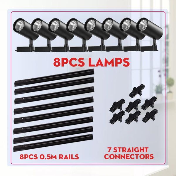track lights whole set led light rail 0.5/1m spot 12/20/30/40w lighting system fixtures spotlight home shop living room
track lights whole set led light rail 0.5/1m spot 12/20/30/40w lighting system fixtures spotlight home shop living room