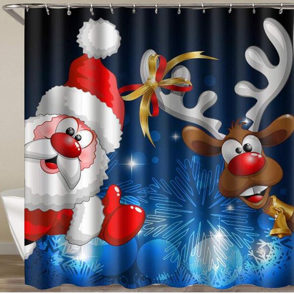 shower curtain,merry christmas santa claus deer,polyester fabric waterproof bath curtains hooks included - 72 x 72 inches
shower curtain,merry christmas santa claus deer,polyester fabric waterproof bath curtains hooks included - 72 x 72 inches