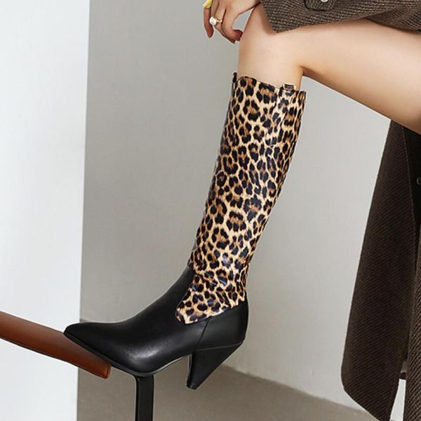 boots fanyuan 2021 big size 31-48 est knee high women pointed toe zebra pattern leopard autumn winter long woman, Black
boots fanyuan 2021 big size 31-48 est knee high women pointed toe zebra pattern leopard autumn winter long woman, Black