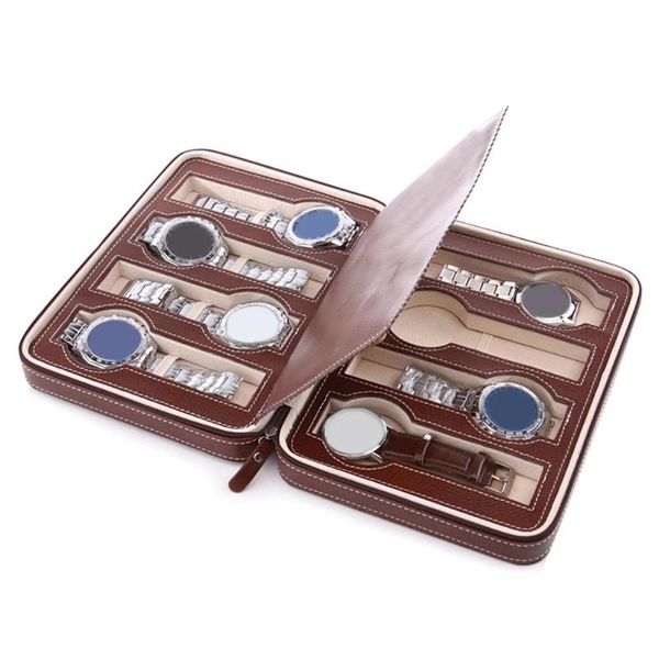 watch boxes & cases luxury faux leather display storage box case 2/4/8 slots tray zippered travel collector business gift, Black;blue
watch boxes & cases luxury faux leather display storage box case 2/4/8 slots tray zippered travel collector business gift, Black;blue