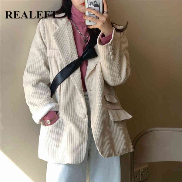 autumn winter minimalist corduroy blazer single breasted long sleeve casual chic women's jacket outwear female 210428, White;black
autumn winter minimalist corduroy blazer single breasted long sleeve casual chic women's jacket outwear female 210428, White;black