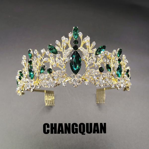 hair clips & barrettes bridal tiara crown baroque green crystal wedding accessories european and american, Golden;silver
hair clips & barrettes bridal tiara crown baroque green crystal wedding accessories european and american, Golden;silver
