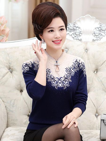 women's sweaters middle and old age 2021 mom sweater, autumn winter coat, jersey, knitted jacket, elderly sweater., White;black
women's sweaters middle and old age 2021 mom sweater, autumn winter coat, jersey, knitted jacket, elderly sweater., White;black
