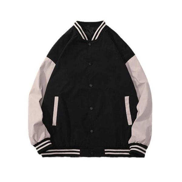 men's jackets spring and autumn 2021 casual sports clothes street color matching trendy youth jacket men baseball coats unisex, Black;brown
men's jackets spring and autumn 2021 casual sports clothes street color matching trendy youth jacket men baseball coats unisex, Black;brown