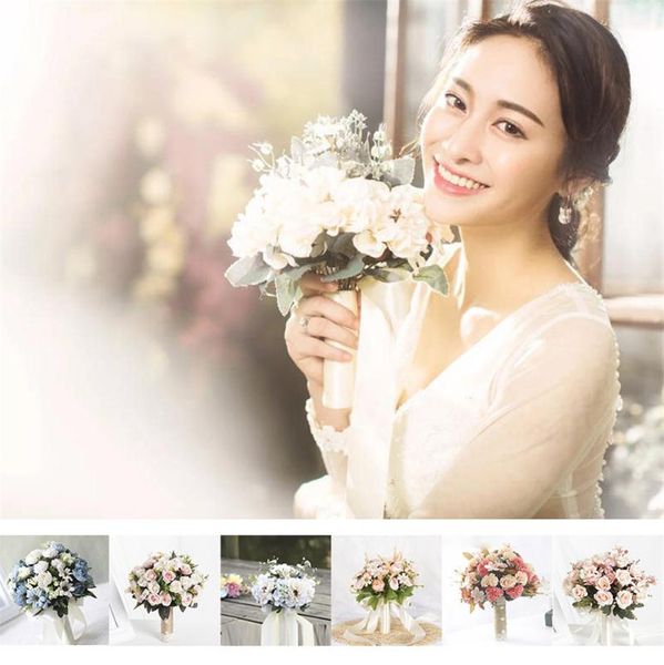 decorative flowers & wreaths rose bouquet simulation holding wedding for women silk cloth lifelike
decorative flowers & wreaths rose bouquet simulation holding wedding for women silk cloth lifelike