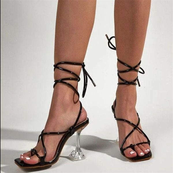 sandals women gladiator clip toe high heels bandage buckle strap ladies pumps square open party dress stiletto, Black
sandals women gladiator clip toe high heels bandage buckle strap ladies pumps square open party dress stiletto, Black