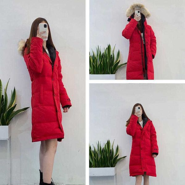 winter women's casual fashion down et quality good zipper windproof outdoor long sleeve thick real wolf fur pocket wide slim coat, Black
winter women's casual fashion down et quality good zipper windproof outdoor long sleeve thick real wolf fur pocket wide slim coat, Black