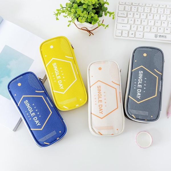 pencil bags stationery simple korean style large capacity student case multifunctional flip bag
pencil bags stationery simple korean style large capacity student case multifunctional flip bag
