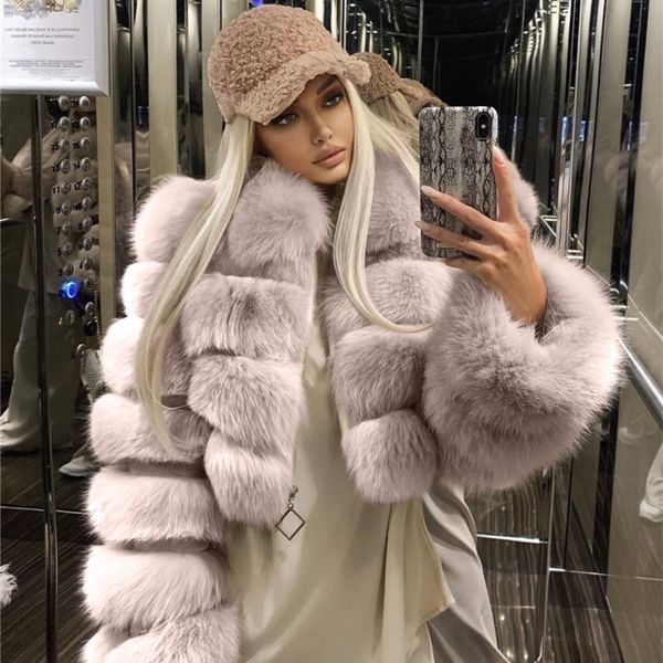 women's fur & faux winter jacket women female fashional solid slim patchwork casual thick warm coat xk2-49, Black
women's fur & faux winter jacket women female fashional solid slim patchwork casual thick warm coat xk2-49, Black