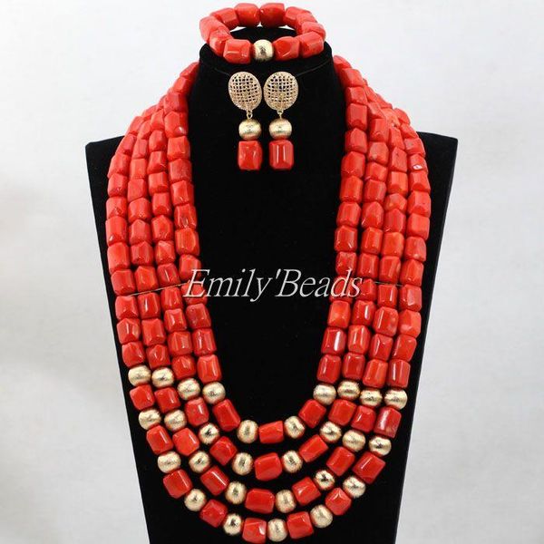 earrings & necklace gorgeous pink woman gift jewelry african coral beads set nigerian wedding bridal statement cj714, Silver
earrings & necklace gorgeous pink woman gift jewelry african coral beads set nigerian wedding bridal statement cj714, Silver