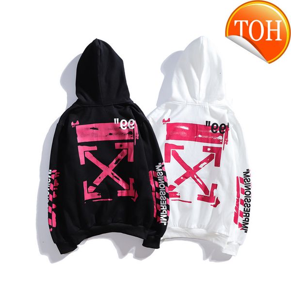 off chaopai winter autumn and rendering graffiti pink arrstyle men's women's hoodie, Black
off chaopai winter autumn and rendering graffiti pink arrstyle men's women's hoodie, Black