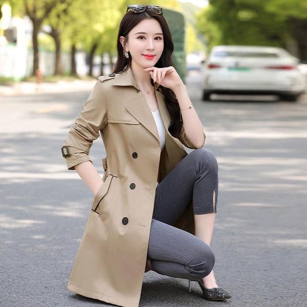 women's trench coats women 2021 spring autumn fashion turn-down collar double breasted female casual office lady windbreaker x127, Tan;black
women's trench coats women 2021 spring autumn fashion turn-down collar double breasted female casual office lady windbreaker x127, Tan;black