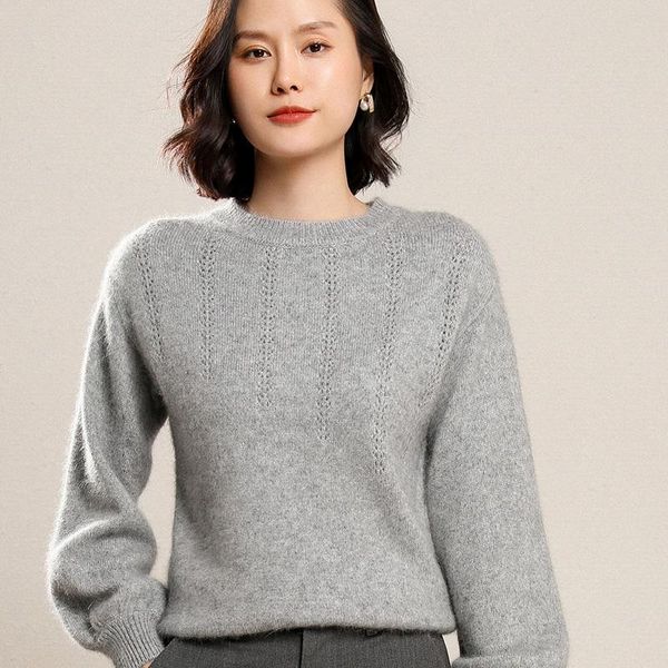women's sweaters mink wool sweater women o-neck pullover loose lantern sleeves autumn and winter thick large size, White;black
women's sweaters mink wool sweater women o-neck pullover loose lantern sleeves autumn and winter thick large size, White;black