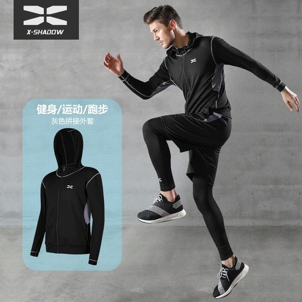 yoga outfit black sports jacket male running outdoor leisure long-sleeved hooded fitness clothing basketball training suit open back top
yoga outfit black sports jacket male running outdoor leisure long-sleeved hooded fitness clothing basketball training suit open back top