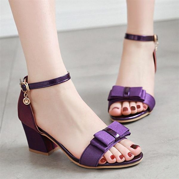 ladies sandals shoes women high heels open toe ankle strap block heel summer black purple plus size 42
ladies sandals shoes women high heels open toe ankle strap block heel summer black purple plus size 42