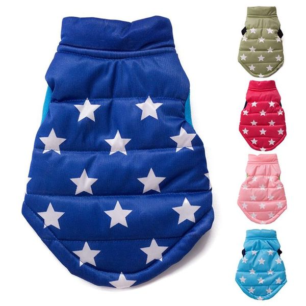 dog apparel fashion star dogs winter coat pet clothes for small puppy vest jacket warm overalls pugs clothing 10e
dog apparel fashion star dogs winter coat pet clothes for small puppy vest jacket warm overalls pugs clothing 10e
