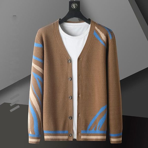 men's sweaters cardigan autumn sweater jacket v-neck contrast printing casual knit outer wear o170, White;black
men's sweaters cardigan autumn sweater jacket v-neck contrast printing casual knit outer wear o170, White;black