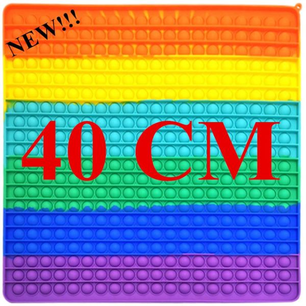 40cm big size fidget toys rainbow anti stress bubbles push fidget sensory toy stress reliever board games reusable squeeze toys party gift
40cm big size fidget toys rainbow anti stress bubbles push fidget sensory toy stress reliever board games reusable squeeze toys party gift