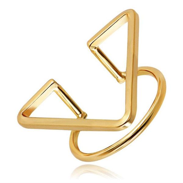 wedding rings selling gold color simple for women triangle circle hyperbole charm ring bague accessory drop b00324, Slivery;golden
wedding rings selling gold color simple for women triangle circle hyperbole charm ring bague accessory drop b00324, Slivery;golden