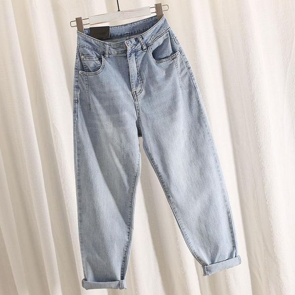 women's jeans straight high waist women denim trousers streetwear harem pants pantalon femme loose blue vintage baggy mujer q4748
women's jeans straight high waist women denim trousers streetwear harem pants pantalon femme loose blue vintage baggy mujer q4748