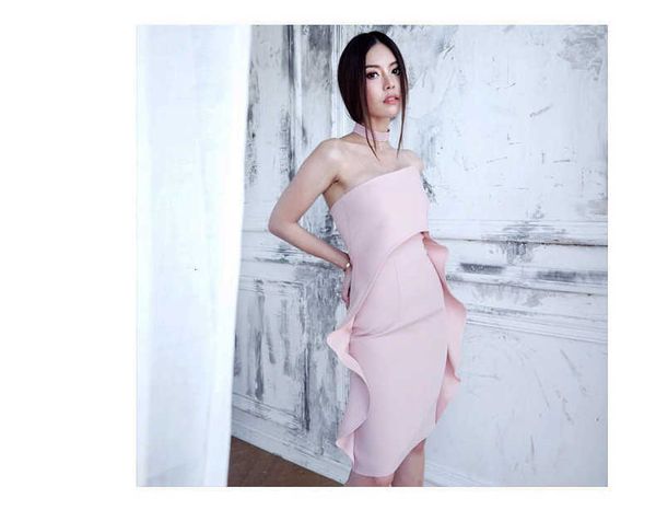luxury party evening dress 2021 summer fashion diagonal shoulder off back pleated buttock 's, White;pink
luxury party evening dress 2021 summer fashion diagonal shoulder off back pleated buttock 's, White;pink