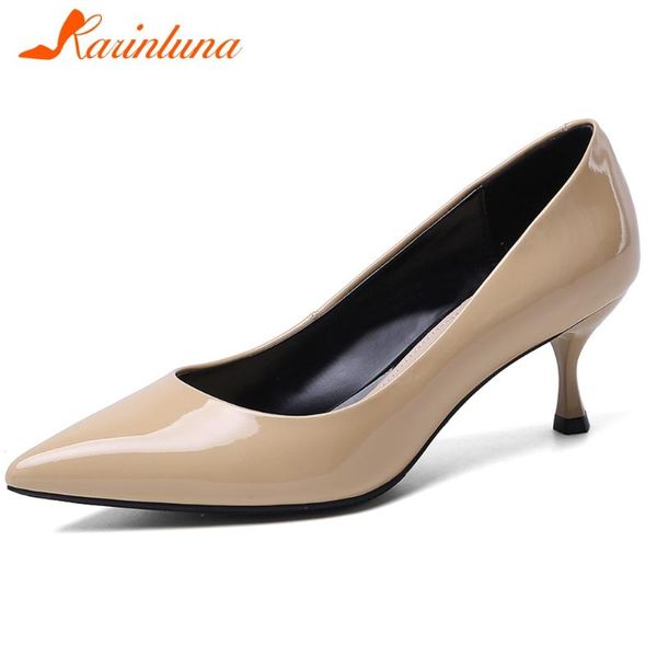 dress shoes karin lady high thin heels pumps office comfort leather insole women spring classic solid ol woman, Black
dress shoes karin lady high thin heels pumps office comfort leather insole women spring classic solid ol woman, Black