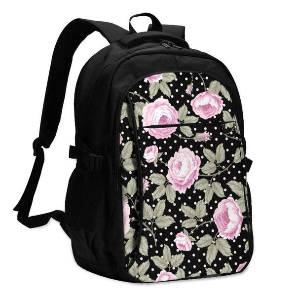 backpack usb charging lapwomen's for teenage students girls school floral pink roses travel bagpack
backpack usb charging lapwomen's for teenage students girls school floral pink roses travel bagpack
