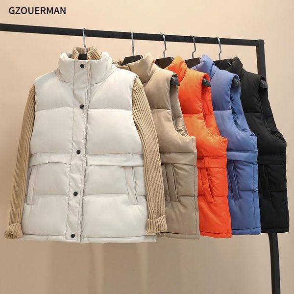 women's vests 2021 fashion women lady down coat waistcoat vest korean sleeveless winter jacket solid color button stand collar, Black;white
women's vests 2021 fashion women lady down coat waistcoat vest korean sleeveless winter jacket solid color button stand collar, Black;white