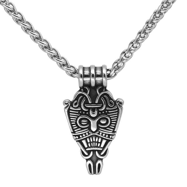 chains viking odin face amulet norse necklace jewelry for men stianless steel pendant with valknut gift bag, Silver
chains viking odin face amulet norse necklace jewelry for men stianless steel pendant with valknut gift bag, Silver