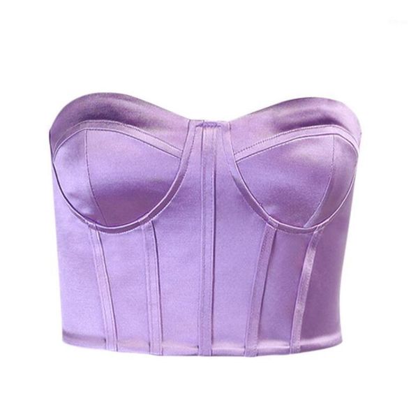 purple satin bustier strapless corset crop fashion 2021 summer tube women slim casual tank q173 bustiers & corsets, Black;white
purple satin bustier strapless corset crop fashion 2021 summer tube women slim casual tank q173 bustiers & corsets, Black;white