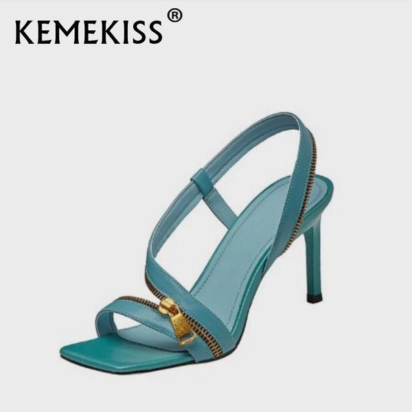 kemekiss size 33-40 women sandals real leather thin high heels summer shoes fashion square toe party ladies footwear dress, Black
kemekiss size 33-40 women sandals real leather thin high heels summer shoes fashion square toe party ladies footwear dress, Black
