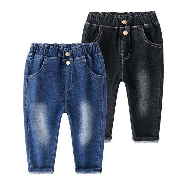 jeans boy baby elastic waist loose denim trousers casual autumn fashion solid color children's pants, Blue
jeans boy baby elastic waist loose denim trousers casual autumn fashion solid color children's pants, Blue