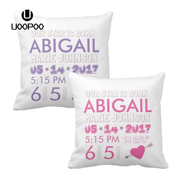 customized pillow case boy and girl birth stats purple pink cushion cover polyester throw decorative covers cushion/decorative
customized pillow case boy and girl birth stats purple pink cushion cover polyester throw decorative covers cushion/decorative