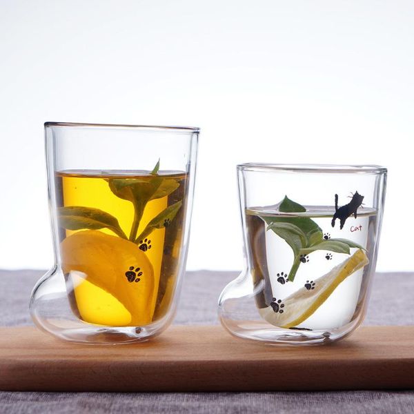 cups & saucers milk juice breakfast cup high temperature coffee glass creative transparent double layer cute cartoon tea cat foot aq275
cups & saucers milk juice breakfast cup high temperature coffee glass creative transparent double layer cute cartoon tea cat foot aq275