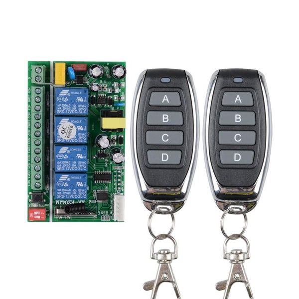 smart home control ac 85 v~250 v 110 220 4 ch 10 a 433 mhz rf wireless remote switch with manual-function for led light motor
smart home control ac 85 v~250 v 110 220 4 ch 10 a 433 mhz rf wireless remote switch with manual-function for led light motor