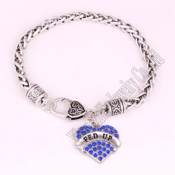 length rhodium plated zinc studded with crystals fed up heart charm bracelet link chain link,, Black
length rhodium plated zinc studded with crystals fed up heart charm bracelet link chain link,, Black