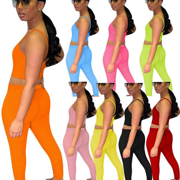 2 piece set tracksuits women summer clother elastic crop and stacked legging pant suit club outfits two-piece matching sets s-2xl, Gray
2 piece set tracksuits women summer clother elastic crop and stacked legging pant suit club outfits two-piece matching sets s-2xl, Gray