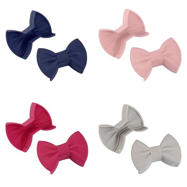 mats & pads 2 pcs bowknot silicone pot holder anti-scald insulation clamp heat resistant oven gloves kitchen gadget
mats & pads 2 pcs bowknot silicone pot holder anti-scald insulation clamp heat resistant oven gloves kitchen gadget
