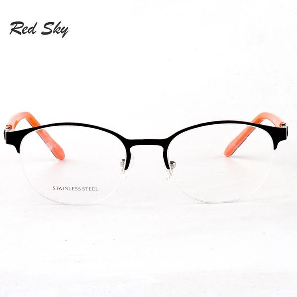 fashion sunglasses frames eyeglasses frame metal optical half prescription stainless steel glasses women men 2021 eyewear, Black
fashion sunglasses frames eyeglasses frame metal optical half prescription stainless steel glasses women men 2021 eyewear, Black
