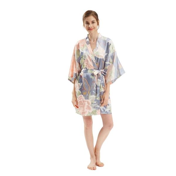 women's sleepwear women silk satin short wedding bride bridesmaid robe kimono feminino bath large size peignoir femme bathrobe, Black;red
women's sleepwear women silk satin short wedding bride bridesmaid robe kimono feminino bath large size peignoir femme bathrobe, Black;red