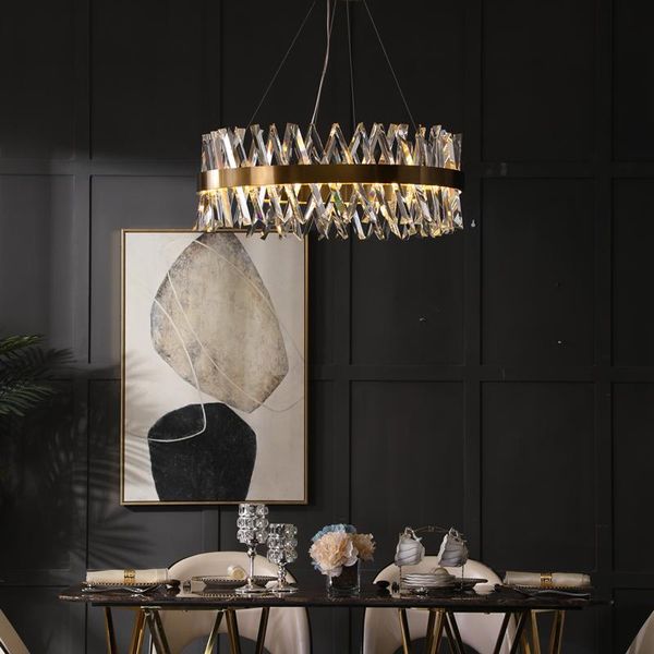 shaped round gold crystal designer lustre led chandelier lighting suspension luminaire lampen for dinning room chandeliers
shaped round gold crystal designer lustre led chandelier lighting suspension luminaire lampen for dinning room chandeliers