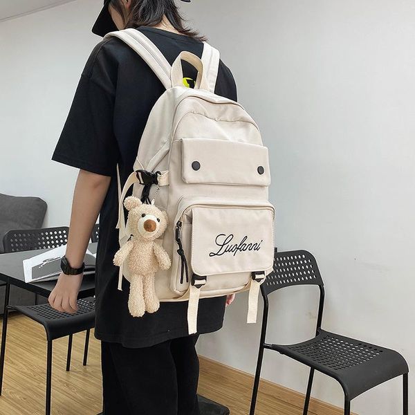 backpack student school bag cute for teenage girls doll pendant preppy style women book college nylon bagpack
backpack student school bag cute for teenage girls doll pendant preppy style women book college nylon bagpack