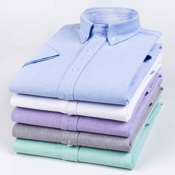 men's dress shirts 2021 summer cotton short-sleeved shirt men anti-wrinkle comfortable fit simple cardigan oversized button up, White;black
men's dress shirts 2021 summer cotton short-sleeved shirt men anti-wrinkle comfortable fit simple cardigan oversized button up, White;black