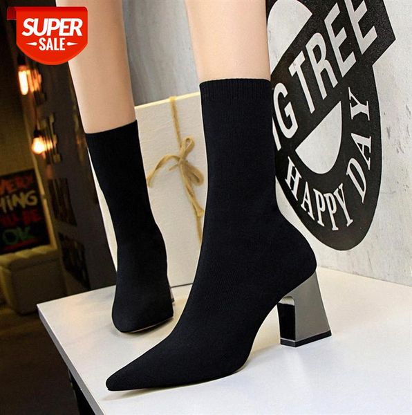 336-7 european and american style fashion simple women's boots thick heel high pointed toe slim nightclub stretch wool short #ki7b
336-7 european and american style fashion simple women's boots thick heel high pointed toe slim nightclub stretch wool short #ki7b
