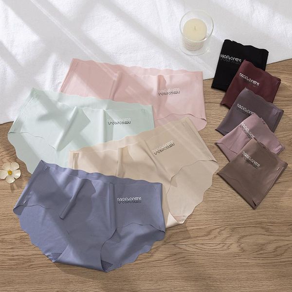women's panties onekalo simple women seamless solid female briefs ice silk underwear mid waist underpants ladies lingerie, Black;pink
women's panties onekalo simple women seamless solid female briefs ice silk underwear mid waist underpants ladies lingerie, Black;pink