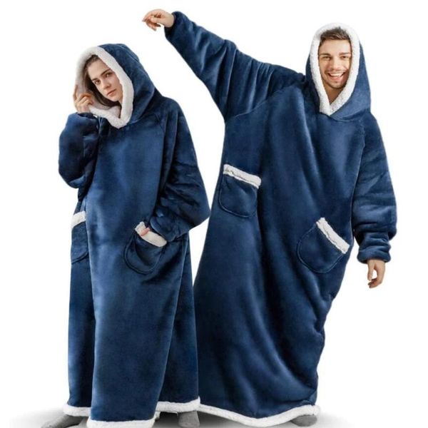 women's hoodies & sweatshirts super long flannel blanket with sleeves winter oversized sweatshirt women men pullover giant tv hoodie su, Black
women's hoodies & sweatshirts super long flannel blanket with sleeves winter oversized sweatshirt women men pullover giant tv hoodie su, Black
