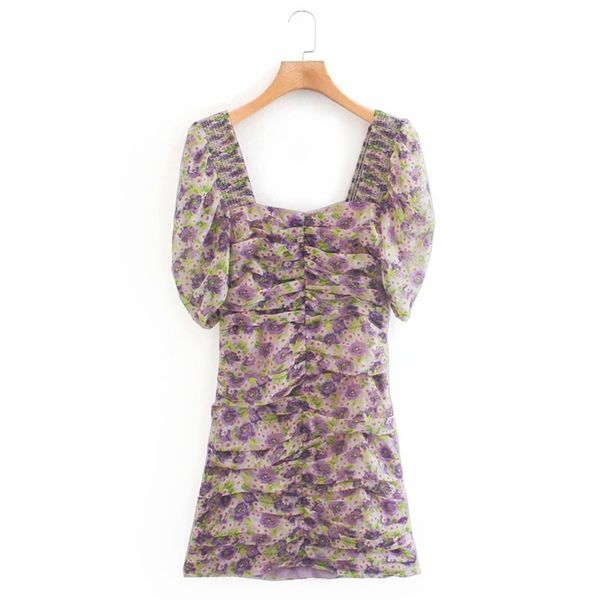 summer women pencil dress short sleeve floral print slash neck pleated mini es female street cloth vestido 210513, Black;gray
summer women pencil dress short sleeve floral print slash neck pleated mini es female street cloth vestido 210513, Black;gray