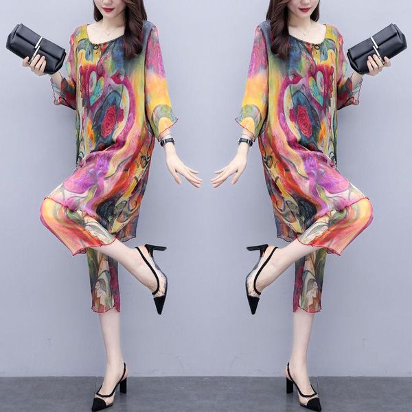 women spring summer elegant 2 piece set ladies print long sleeve shirt + high waist pant sets female casual loose suit d600 women's two, White
women spring summer elegant 2 piece set ladies print long sleeve shirt + high waist pant sets female casual loose suit d600 women's two, White