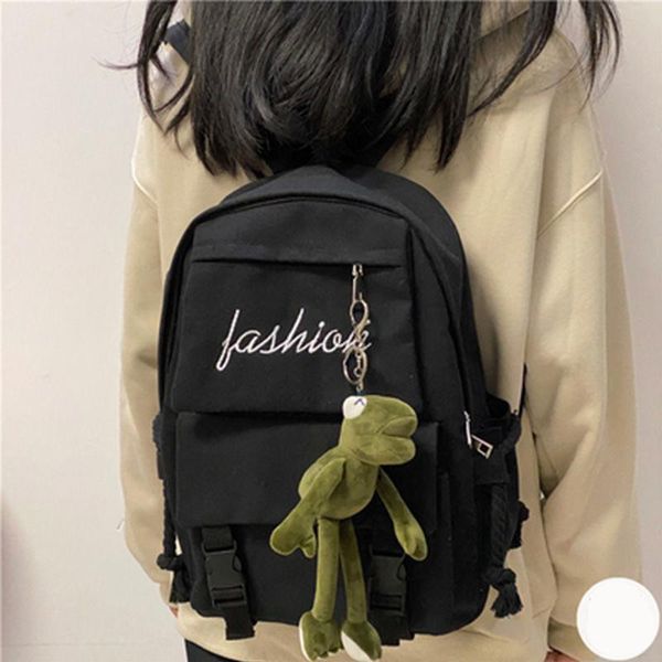 inch backpack,waterproof oxford school bag for teenager,schoolbag 14 lapblack/ white bags